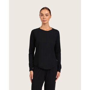 Boody Goodnight‎ Raglan Sleep Top Black Medium New With Tags